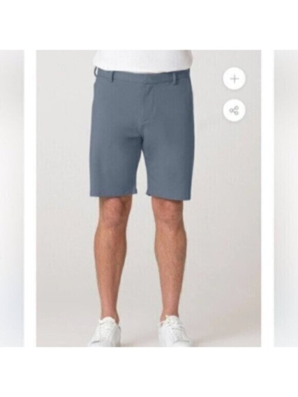 NWT Swet Tailor Men's French Gray Everyday Chino Short Size 29